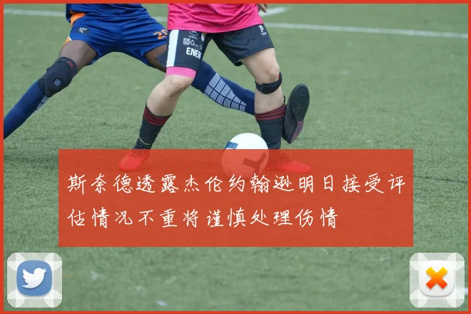 斯奈德透露杰伦约翰逊明日接受评估情况不重将谨慎处理伤情